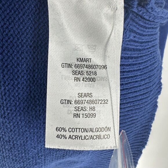 Roebuck Co Sweater Mens 2XL Blue Hanukkah We Last Eight Days Ugly Holiday NEW - Picture 13 of 13